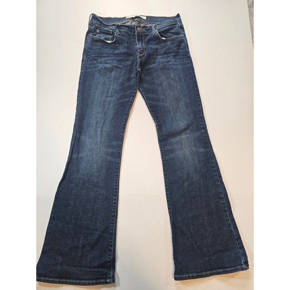 Abercrombie & Fitch Denim - Abercrombie & Fitch Bootcut Jeans Womens 6S Dark Blue Stretch